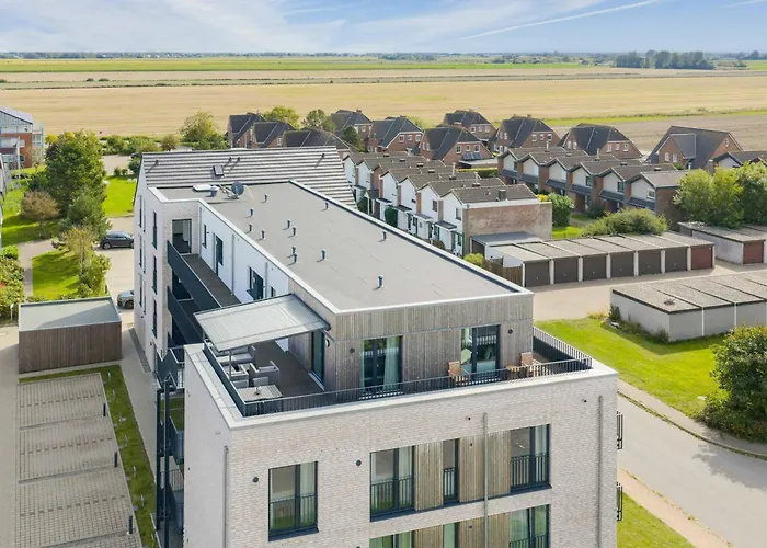 Apartmenthaus Vor Den Halligen Hallighafen De Luxe Lägenhet